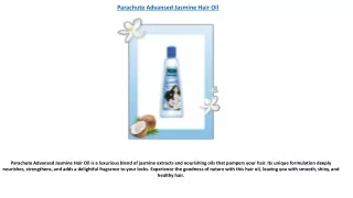 Nourish Your Locks with Natural Elegance: parachuteadvansed.com