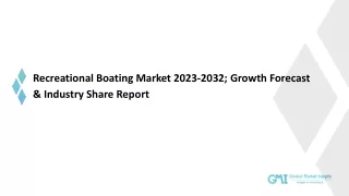 Recreational Boating Market Growth Analysis & Forecast Report | 2023-2032