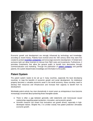 the role of patents in innovation and economic growth (1)