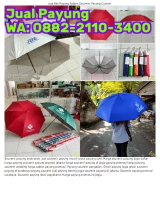 ౦88ᒿ_ᒿ11౦_3ㄐ౦౦ (WA) Harga Grosir Payung Souvenir Harga Souvenir Payung Malang