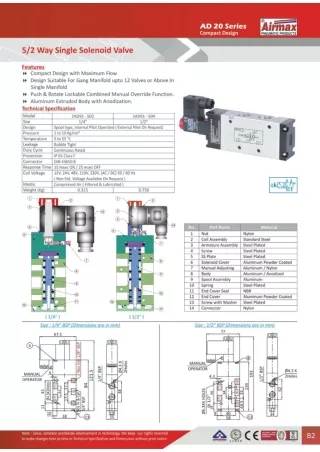 air solenoid valve