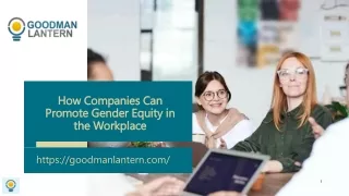 How Companies Can Promote Gender Equity in the Workplace