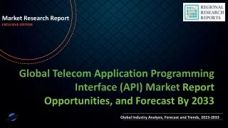 Telecom Application Programming Interface (API) Market Growth Scenario 2033