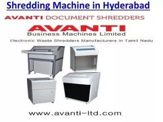 Best Uses Of Shredding Machine For Official & Personal And Industries