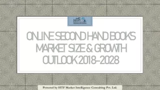 Online Second Hand Books Market Size & Growth Outlook 2018-2028