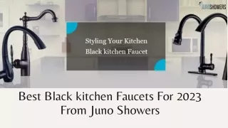 Best Black kitchen Faucets For 2023