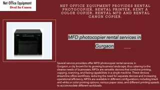 Net Office Equipment is a reputable company that providing comprehensive office