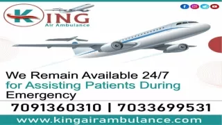 Hire Hassle Free and Top-Level Air Ambulance Service in Patna