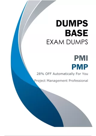 Updated PMI PMP Exam Dumps - Choose PMP Dumps V18.03 to Learn