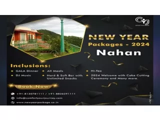 New Year Packages in Nahan | Nahan New Year Packages 2024