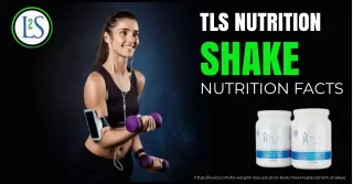 Fuel Your Day with TLS Nutrition Shake at Luv2s: Delicious & Nutritious