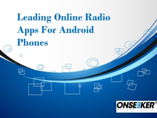 Leading Online Radio Apps For Android Phones