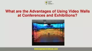 What are the Advantages of Using Video Walls at Conferences and Exhibitions
