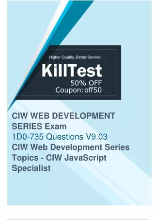 CIW 1D0-735 Practice Test - Study 1D0-735 Exam To Develop Your Abilities