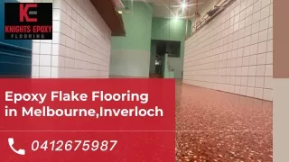 Epoxy Flake Flooring in Melbourne, Inverloch