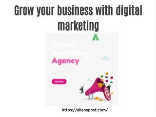 Grow your business with digital marketing