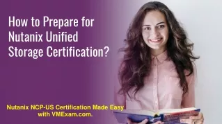 Start Your Preparation for Nutanix NCP-US Exam