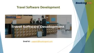 Travel Software Development