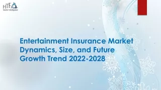 Entertainment Insurance Market