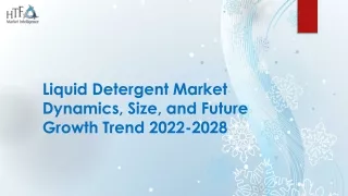 Liquid Detergent Market