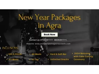 New Year Party Packages 2024 in Agra | New Year Packages in Agra