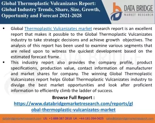 Thermoplastic Vulcanizates -Chemical Material