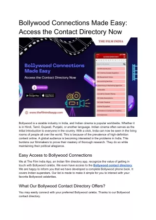 Bollywood Connections Made Easy_ Access the Contact Directory Now.docx