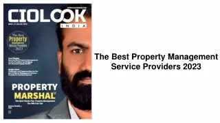 The Best Property Management Service Providers 2023