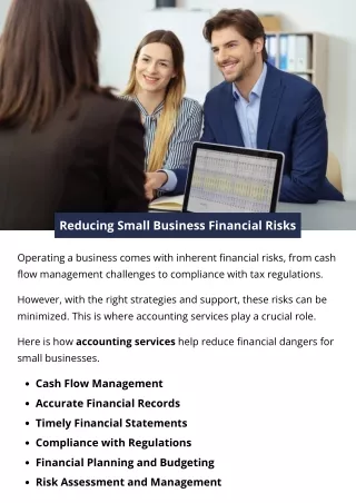 Reducing Small Business Financial Risks