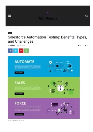 Salesforce Automation Testing Benefits, Types, and Challenges