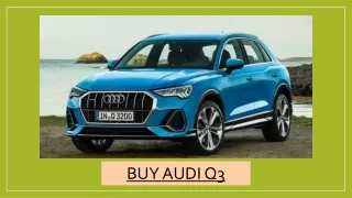 Buy Audi Q3