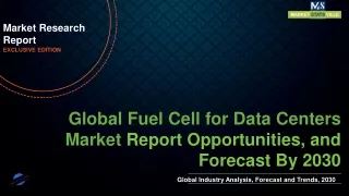 Fuel Cell for Data Centers Market Worth US$ 429.64 million by 2030