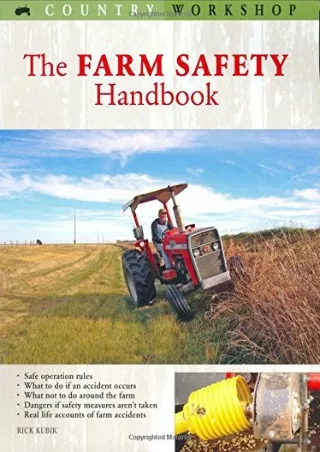 Read ebook [PDF] Farm Safety Handbook (Country Workshop)