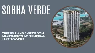 Sobha Verde Dubai E-Brochure