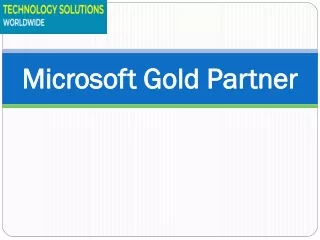 Microsoft Gold Partner