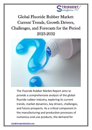 Global Fluoride Rubber Market