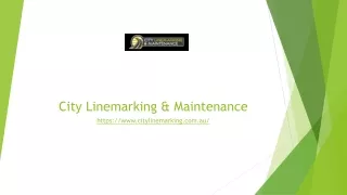 Road Marking Services | Citylinemarking.com.au