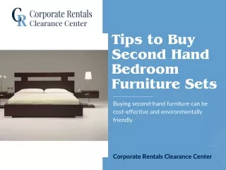 Tips to Buy Second Hand Bedroom Furniture Sets - Used Furniture For Sale