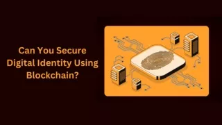 Can You Secure Digital Identity Using Blockchain?