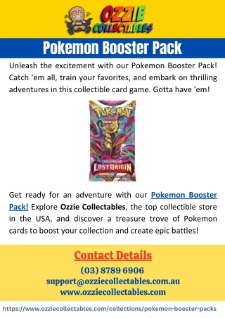 Pokemon Booster Pack