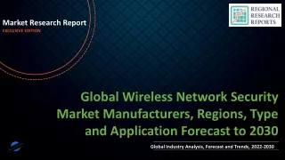 Wireless Network Security Market Manufacturers, Regions, Type and Application Forecast to 2030