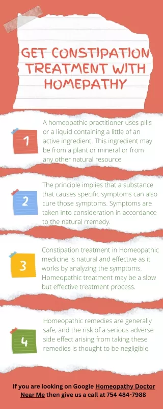 Get Constipation Treatment With Homeopathy