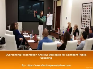 Overcoming Presentation Anxiety Strategies for Confident Public Speaking