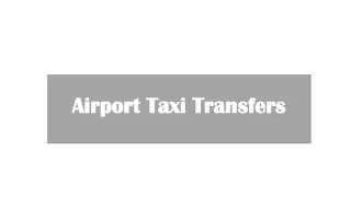 Airport Taxi Transfers