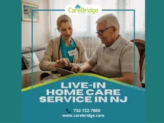 The Role of Live-in Companion Care Services in New Jersey in Supporting Aging Pa