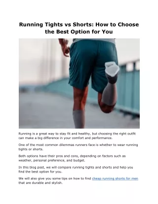 cheap running shorts for men