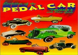 DOWNLOAD PDF Evolution of the Pedal Car Volume 5