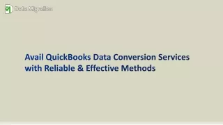 Quick Guide On QuickBooks Data Conversion Services In Detail