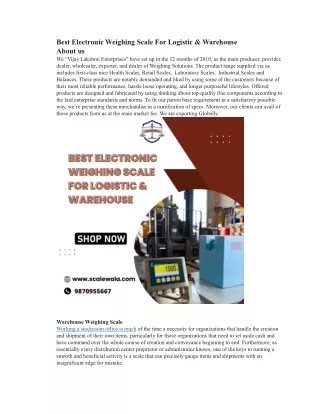 Best Electronic Weighing Scale For Logistic (1)