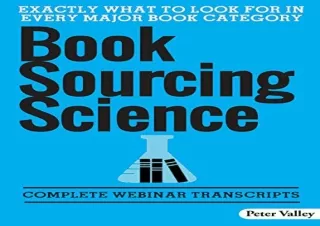 Download Book Sourcing Science: How To Spot Value In The Field, A Guide For Amaz